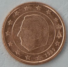 5 Cent Pièce de Collection Belgique 1999 Splendide Unzirkuliert