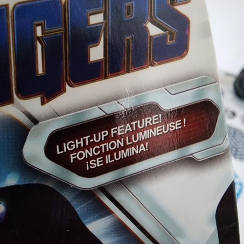 Black Panther Light Up Half Mask Marvel Avengers Cosplay MASK ONLY Free shipping - Picture 4 of 6