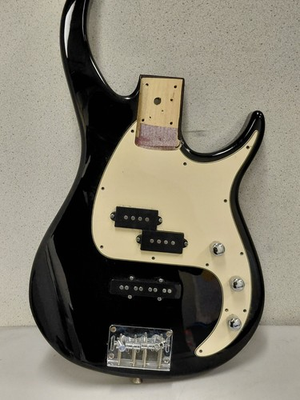 #ad Peavey Black 4 String Bass Guitar Body #1B $145.00