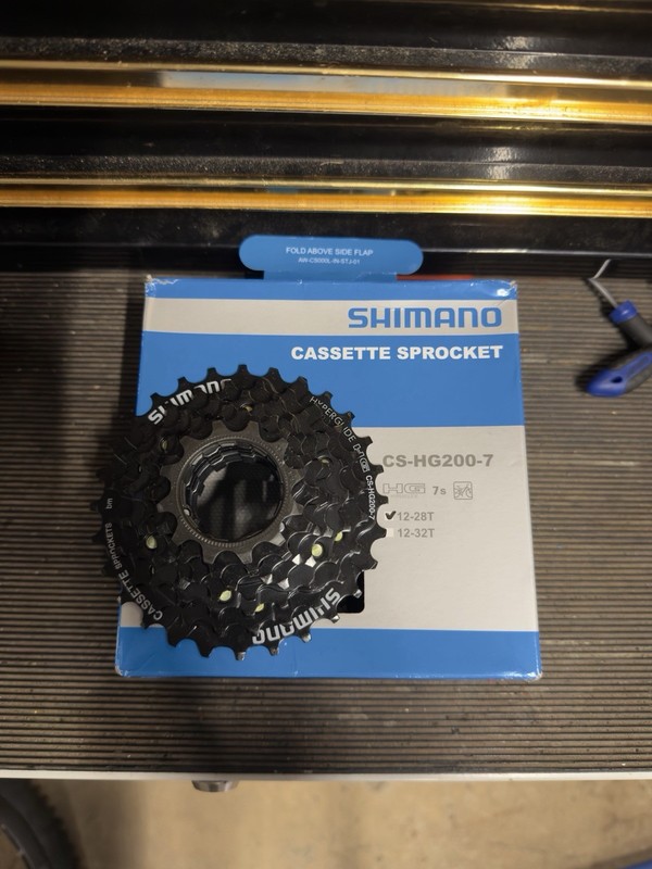 Shimano 7-Speed CS-HG200-7 Cassette 12-28T 