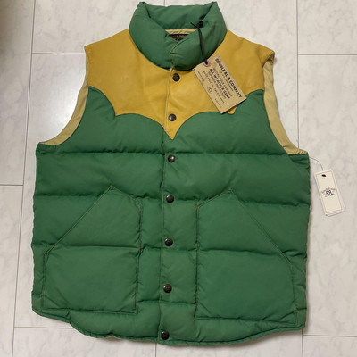 ダブルアール レザーヨークキルテッドベスト RRL (ダブルアールエル) / レザーヨーク キルテッド ベスト