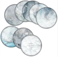 MGEMGTC250 Mantic Entertainment TerrainCrate: Snowfield Objective Templates