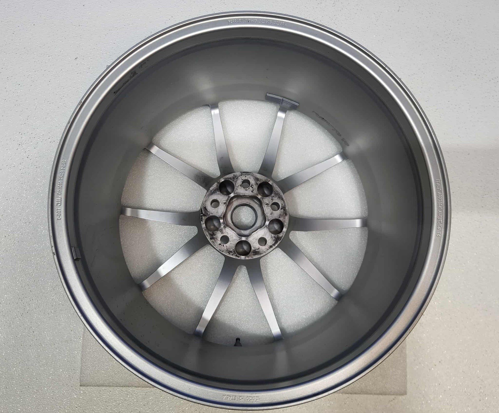 20” Ferrari 812 GTS Front Wheel Rim Factory OEM Silver Competizione 323894