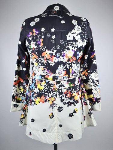 Desigual Damen Mantel Blumen Trench Gr. 42 - Bild 8 von 14