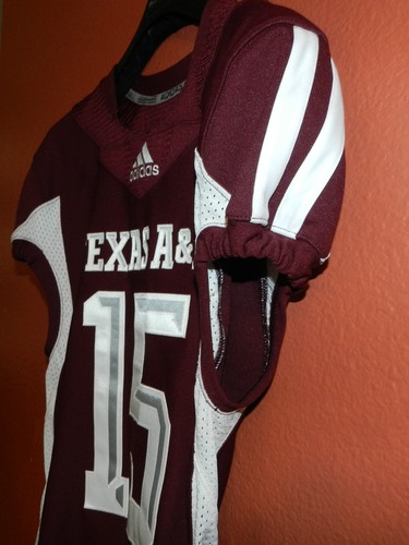 Texas A&M Aggies Adidas Game Cut/Issued Football Jersey Size Medium #15 WR - Picture 6 of 11