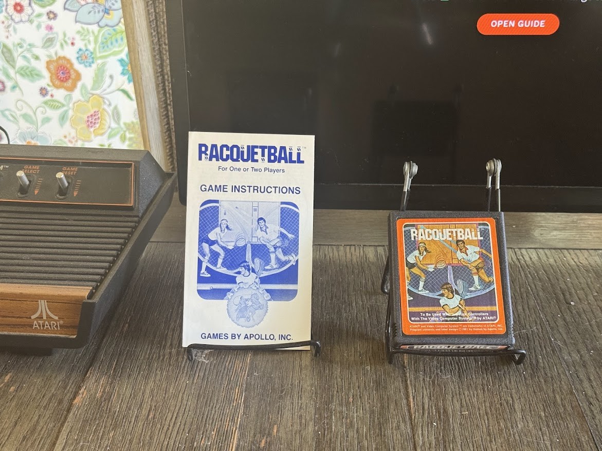 Racquetball Atari 2600 Game and Manual