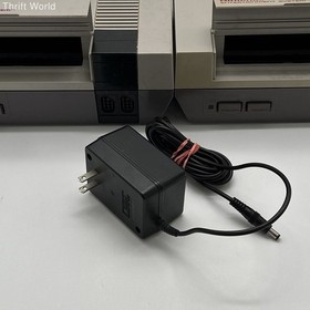 2 Nintendo Entertainment System NES Console Lot with OEM AC Adapter NES-001