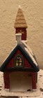 Vintage K's Collection Ceramic Hand Painted Holiday Village Church 5.25" — photo 4