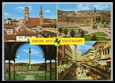 Postcard greetings from Stuttgart