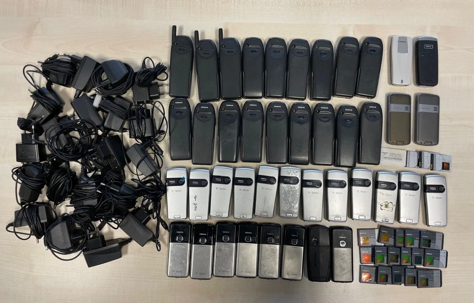 42 Stück Konvolut alte Handys NOKIA ungetestet z.B. 6300, 6210, 6310i, 6230i - Bild 2 von 2