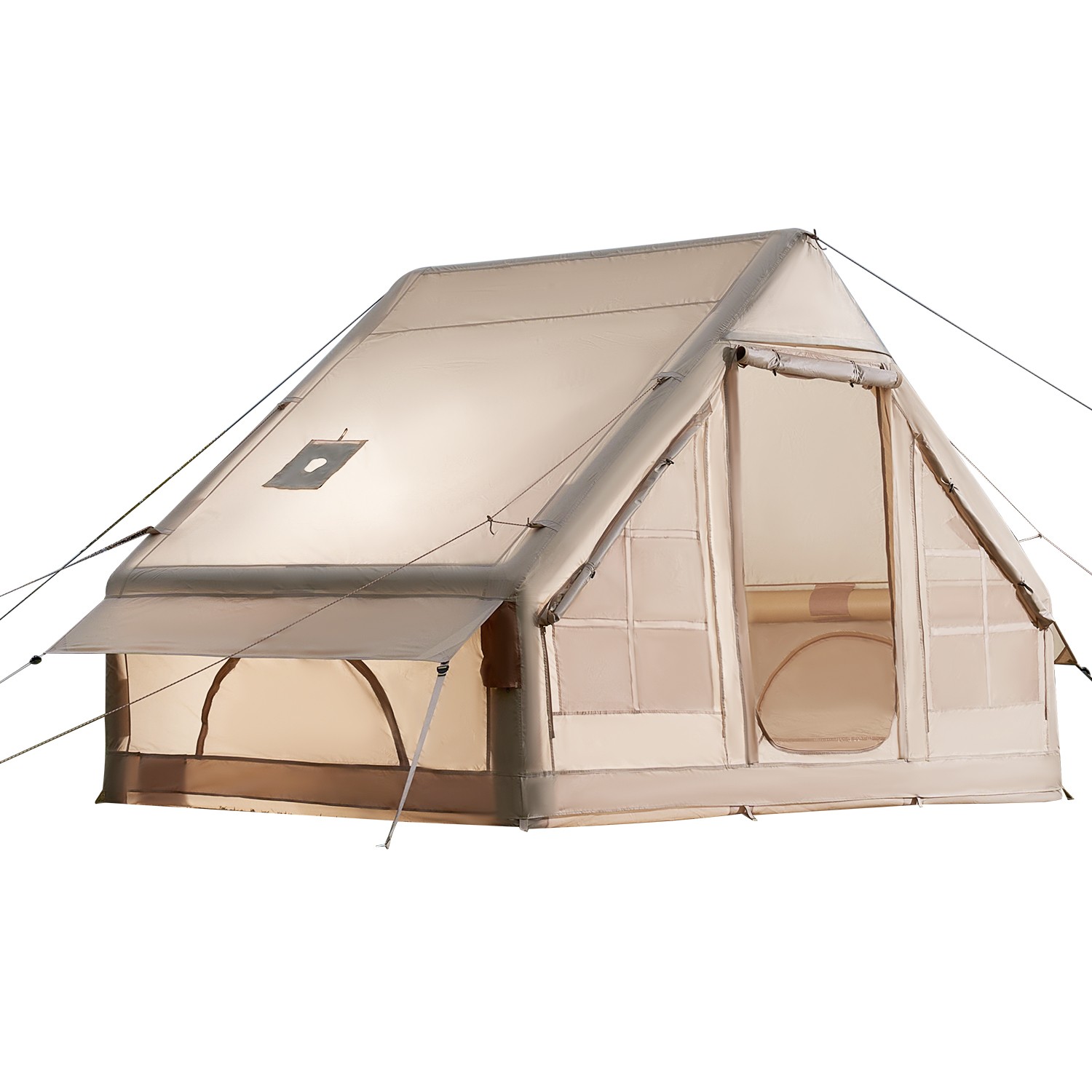 tente camping gonflable glamping – vue détaillée
