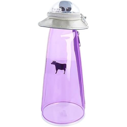 New Sun‑Star UFO Standing Pencil Holder Alien Abduction Style Pen Case ...