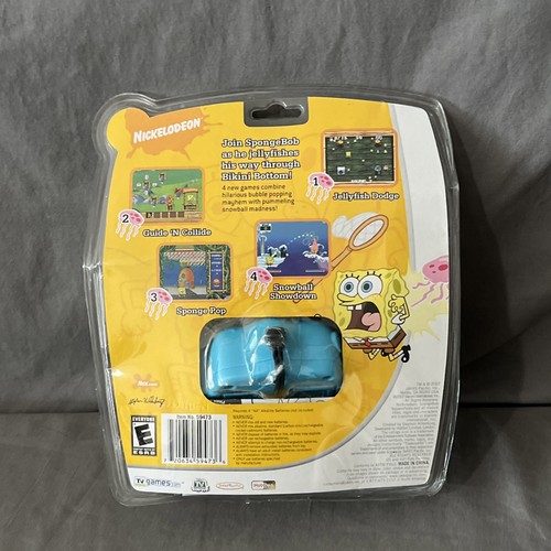 Sponge Bob Video Plug N Play TV Game Jellyfish Dodge Jakks 2007 Squarepants New - Picture 2 of 5