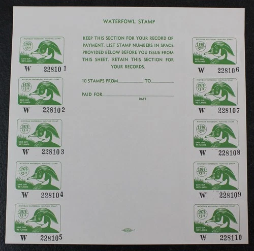 CKStamps: US Stamps Collection Michigan 1976 Mint NH