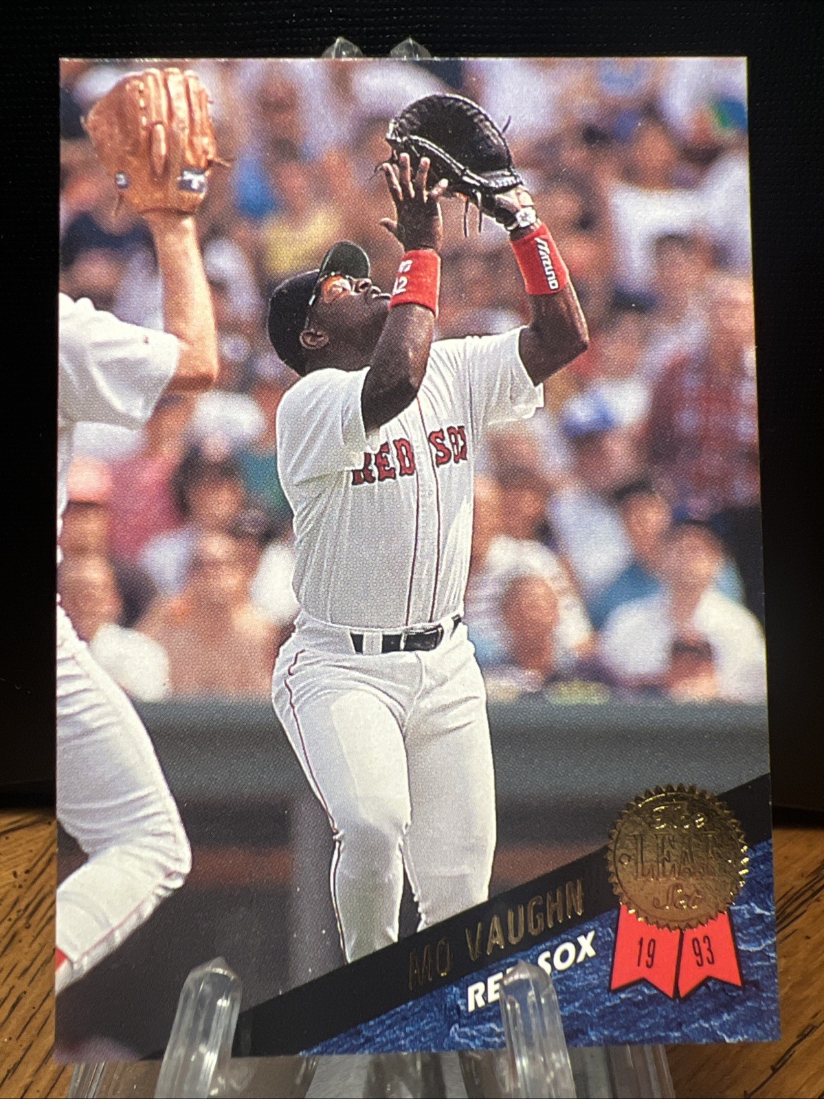 Mo Vaughn 1993 Leaf #432 Boston Red Sox