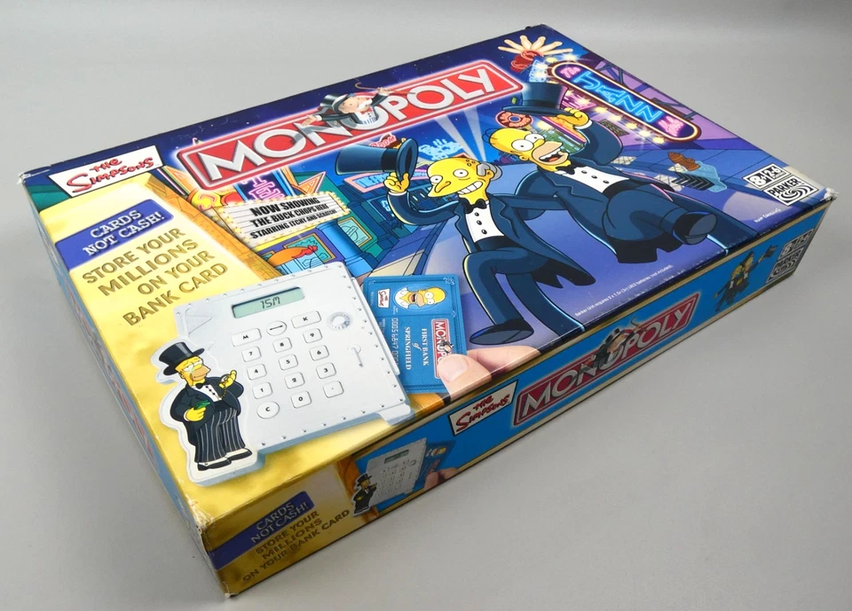 The Simpsons Monopoly Board Game by PARKER 2007 - Cards NOT Cash ! - Complete - Image 4 of 4