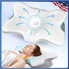 Cervical Pillow for Neck Pain Relief, Orthopedic Neck Support Pillow for Side
