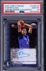 New ListingCooper Flagg 2025 Topps Chrome True Rookie Auto Rookie PSA 10