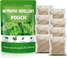 12 Pack Vamoose Natural Rodent Pest Control Repellent Pouch Peppermint Oil