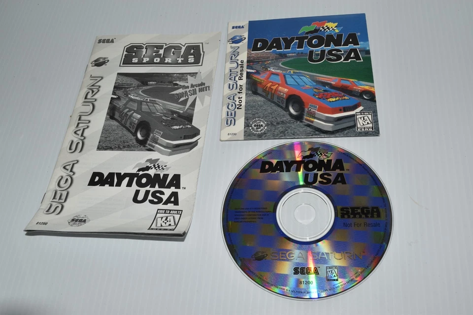VIRTUA FIGHTER 2 -VIRTUA COP- DAYTONA USA - NOT FOR SALE LOT W/ MANUALS  (CPQ24) - Image 2 of 3
