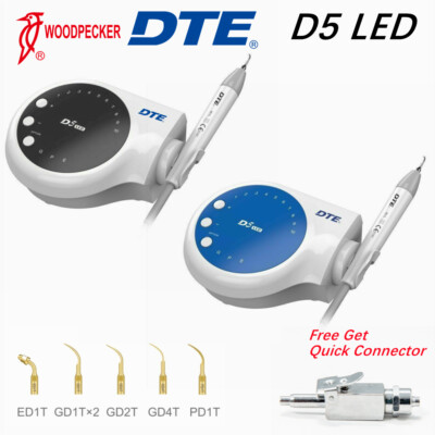 Woodpecker Dental  DTE D5 LED Ultrasonic Piezo Scaler Handpiece 6 Tips