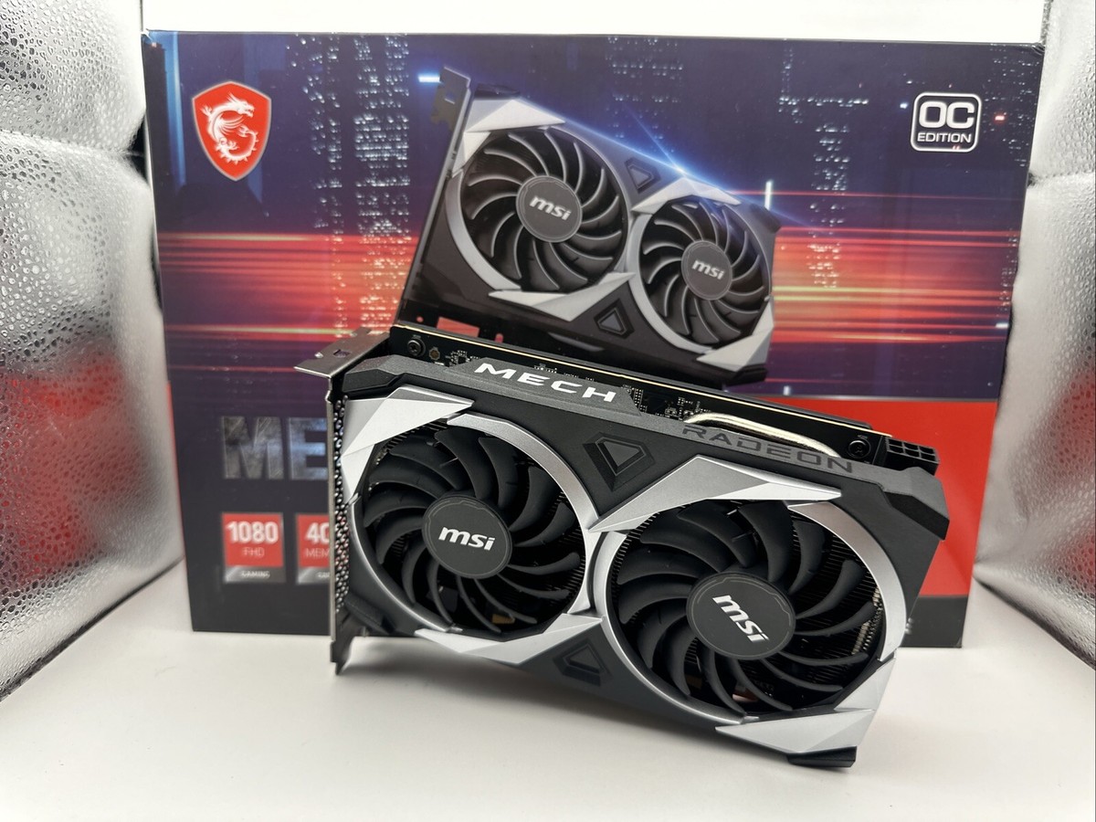 ジャンク扱い MSI RX 6500 XT 4GB OC Edition MSI Radeon RX 6500 XT MECH 2X 4G OC Graphics Card PCI-E Gen