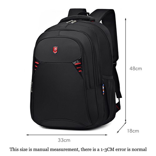 Rucksack Herren Wasserdicht Freizeit Reise Arbeit Laptop Schulrucksack Bag - Bild 9 von 12
