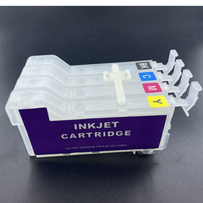 Refillable Ink Cartridge For Epson Workforce WF-7840 WF-7830 WF-7310 No Chip