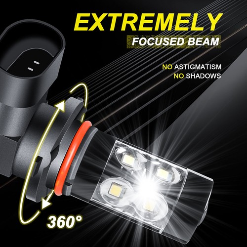COB LED Headlight Hi-Lo Fog Light Bulbs For Ford F150 Crew Cab Pickup 2015-2023 - Picture 18 of 18