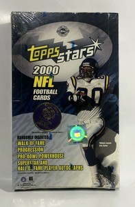2000-Topps-Stars-Football-factory-sealed-card-box-24pks