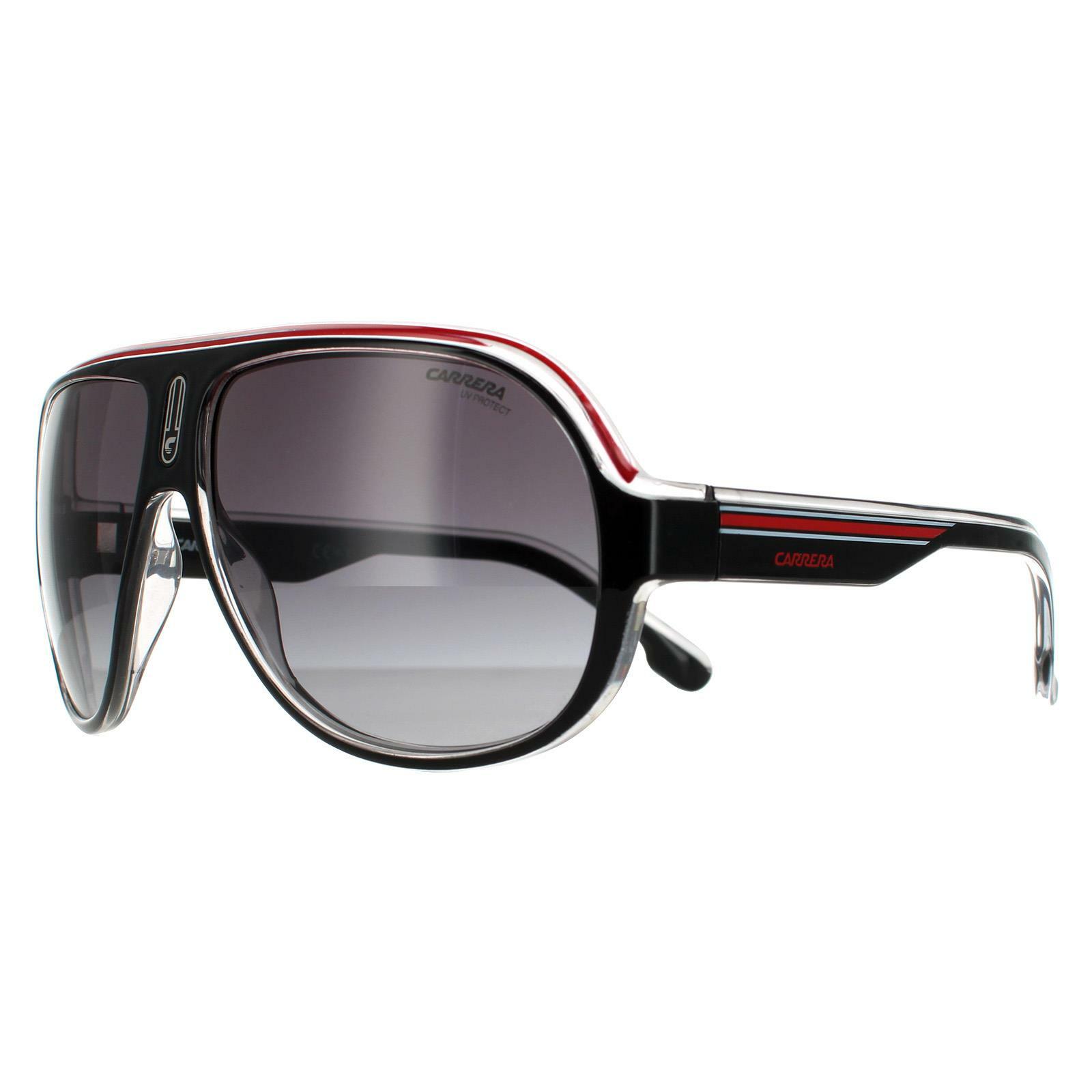 Lentes De Sol Carrera Grand Prix 3 Oit9o Negro Con Rojo Unisex Carrera