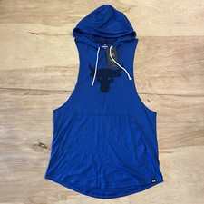 Under Armour Project Rock BSR Brahma Bull Hoodie SL Shirt Men S 1376939 Blue $50