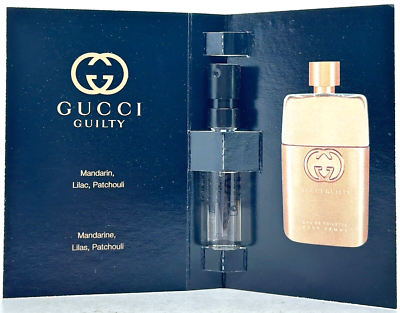 GUCCI GUILTY POUR FEMME EAU DE TOILETTE VIAL SPRAY FOR WOMEN