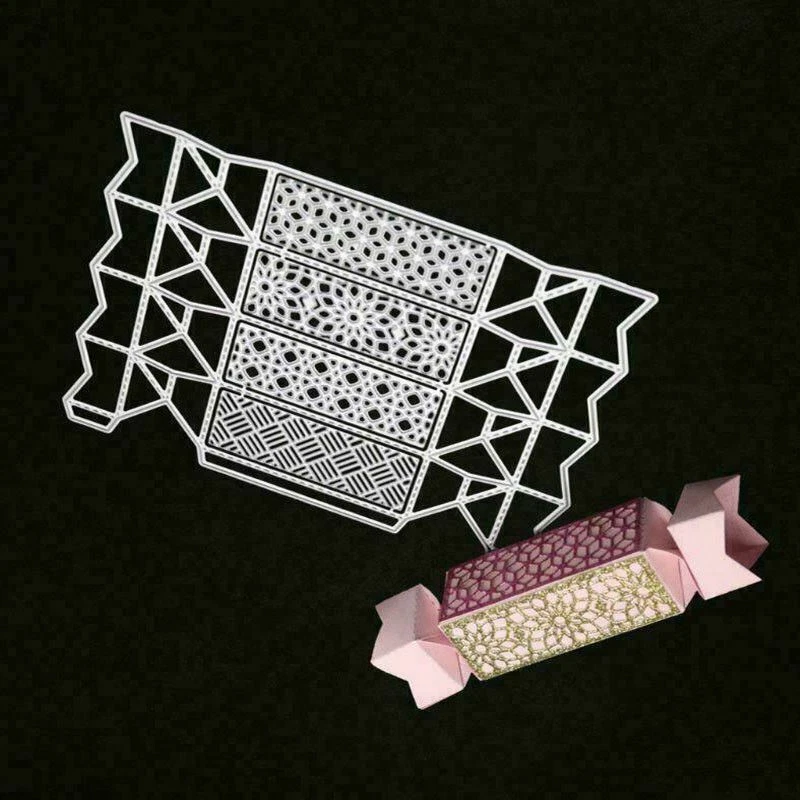 Cutting Dies Stencil Creative Candy Box Scrapbook Embossing Paper Card Craft - Image 3 of 4
