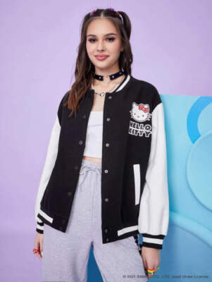 HELLO KITTY DIMMOIRE フルジップジャケット HELLO KITTY DIMMOIRE フルジップジャケット HELLO KITTY