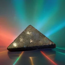 ULTRA RARE Galaxyite Pyramid Triangle Crystal Stone Rare LIMITED