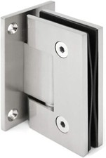 90 Degree Geneva Wall to Glass Shower Door Hinge for 1/2" - 3/8" Thickness Glass