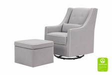 delta children emerson upholstered glider