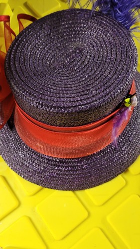 Purple Tea Party Hat - Picture 2 of 3