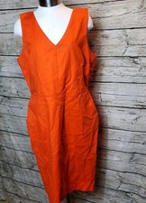 Banana Republic Sleeveless Vneck Sheath Knee Length Dress Size 14 NWT