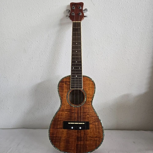 NWOB KOHALA KK-C CONCERT UKULELE EXOTIC HAWAIIAN KOA WOOD W/ SHELL INLAY