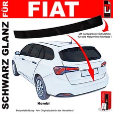 Lackschutzfolie Ladekante für Fiat Tipo Aegea Kombi ab 2016 Schwarz Glanz