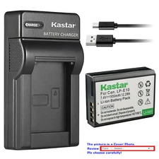 Kastar Battery Slim Charger for Canon LP-E10 LC-E10 & Canon EOS 1200D Camera
