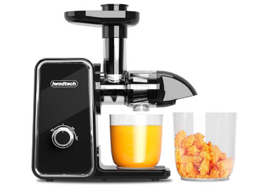 IWODTECH Cold Press Juicer, Slow Masticating Juicer Machines - 2 Speed Mode
