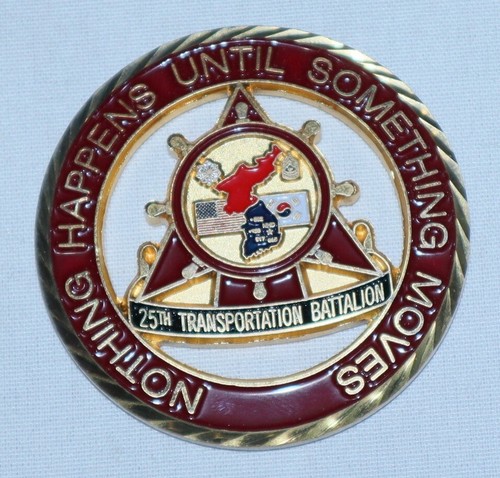 25th Transportation Battalion | Korea Challenge Coin 2.25" Consider it Done - Picture 3 of 3