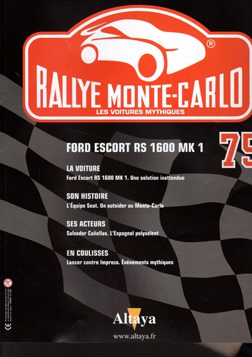 Specification Altaya Rally Monte-Carlo Comes Without Miniature Choice - Picture 43 of 48
