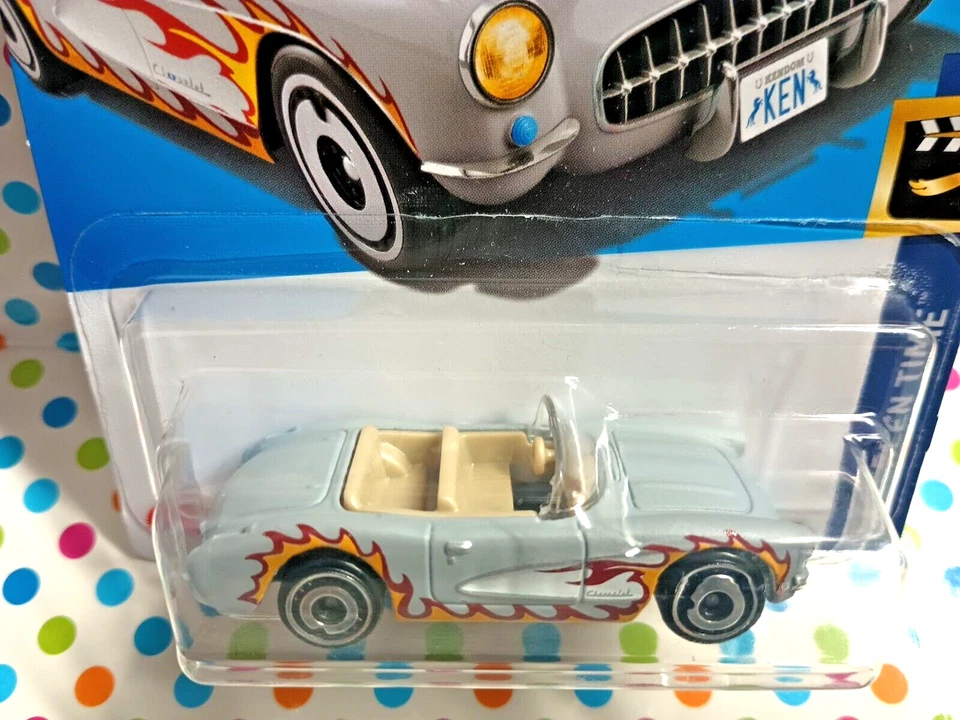 HOT WHEELS БАРБИ HW ЭКРАННОЕ ВРЕМЯ 1956 КОРВЕТ НОВЫЙ B7 - Изображение 3 из 4
