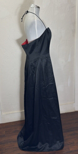 Morgan & Co formelles Damenkleid schwarz pink bestickt Perlen Größe 17/18 - Bild 7 von 17