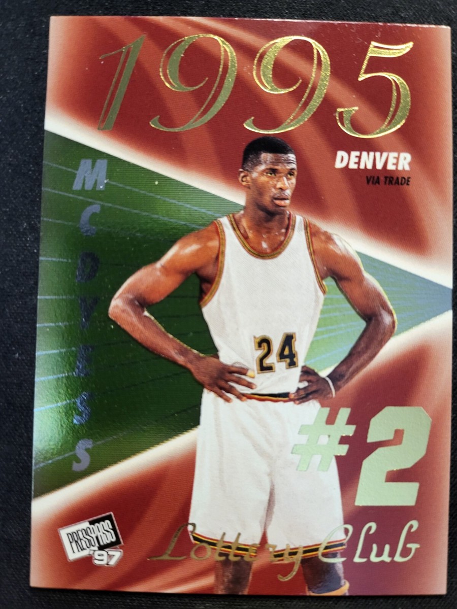 1997 Press Pass #lc 2b Antonio Mcdyess RC LOTTERY CLUB