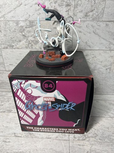 Ghost Spider Q FIG MARVEL NEW Collectible Statue 84 Diorama By Quantum Mechanic - 第 4/5 張圖片